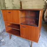 1960s Scandinavian display cabinet