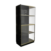 Meuble vitrine en plexiglass et verre 1970