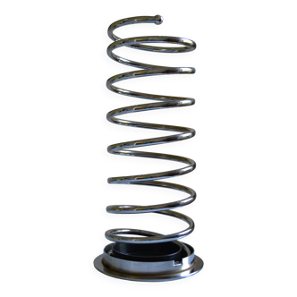 Chrome metal spring umbrella holder