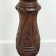 Lampadaire en bois tourné vintage