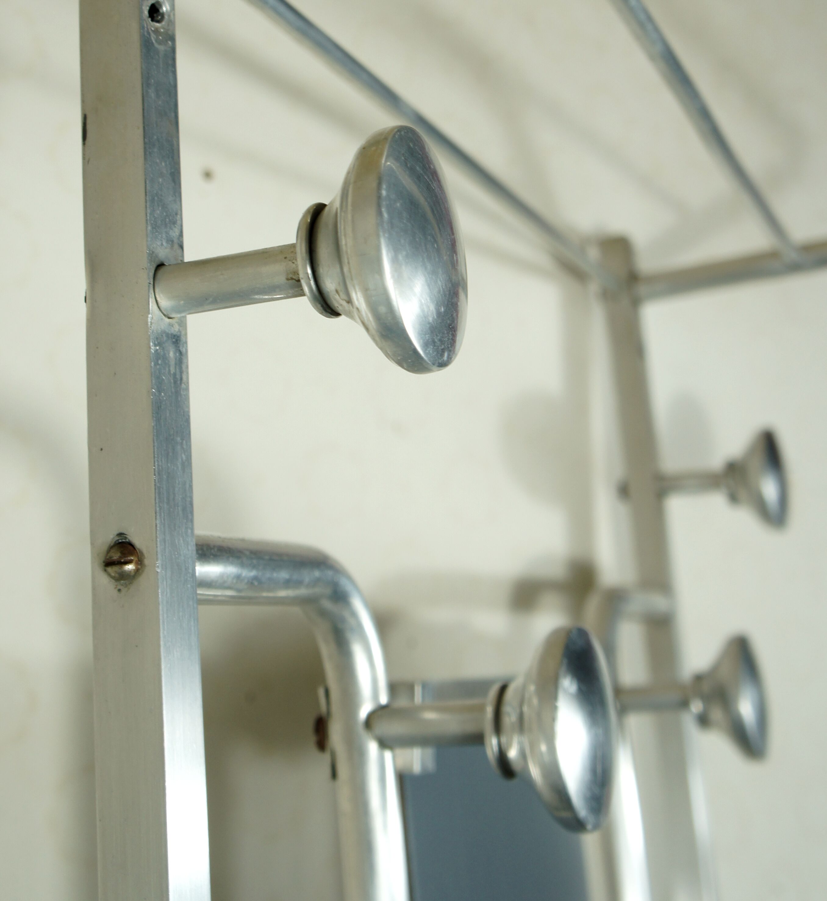 Coat rack wardrobe art deco tinplate 1930