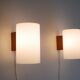 Pair of wall light vintage Uno & Osten Kristiansson for Luxus 1970