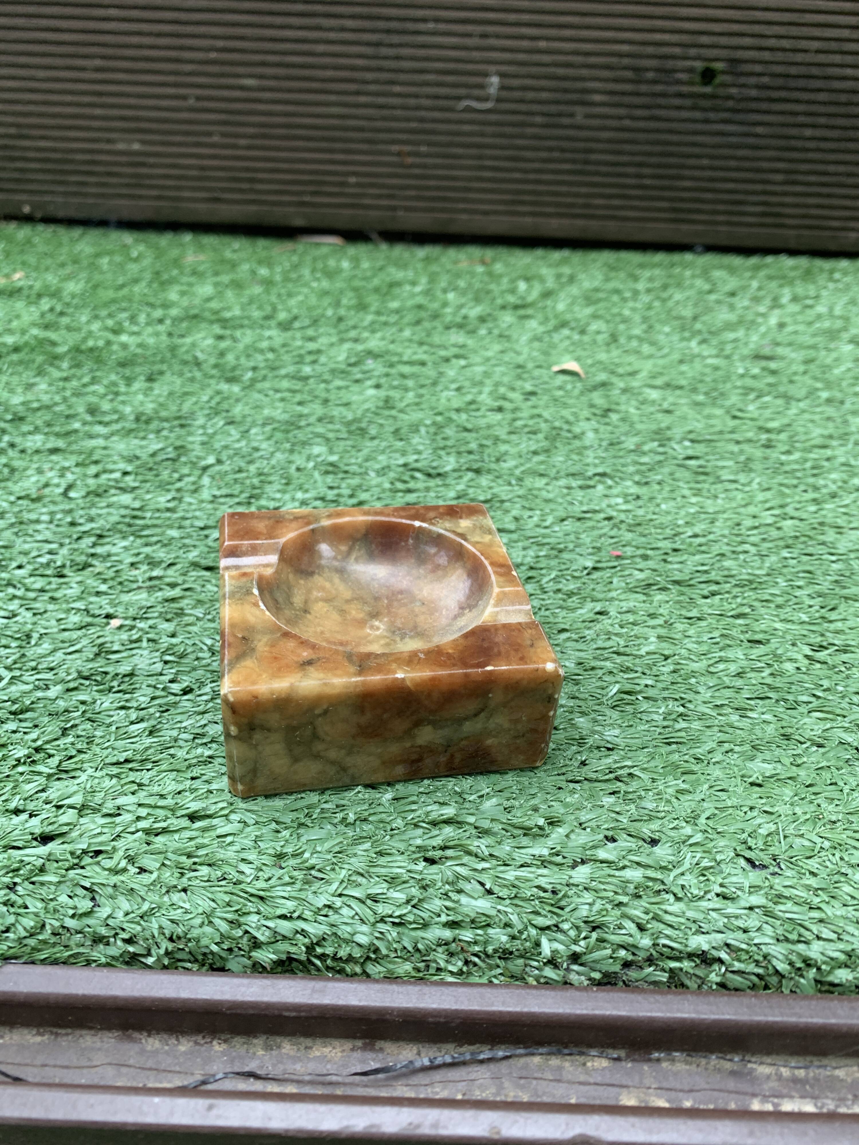 Vintage marble ashtray