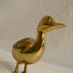 Vintage brass duck