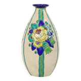 Polychrome Art Deco Vase Charles Catteau Boch Keramis D2366