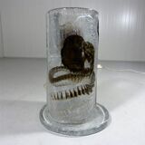 Lampe de table en verre par Mazzega, Italie