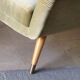 Danish chair club organic years soft 50 green glossy