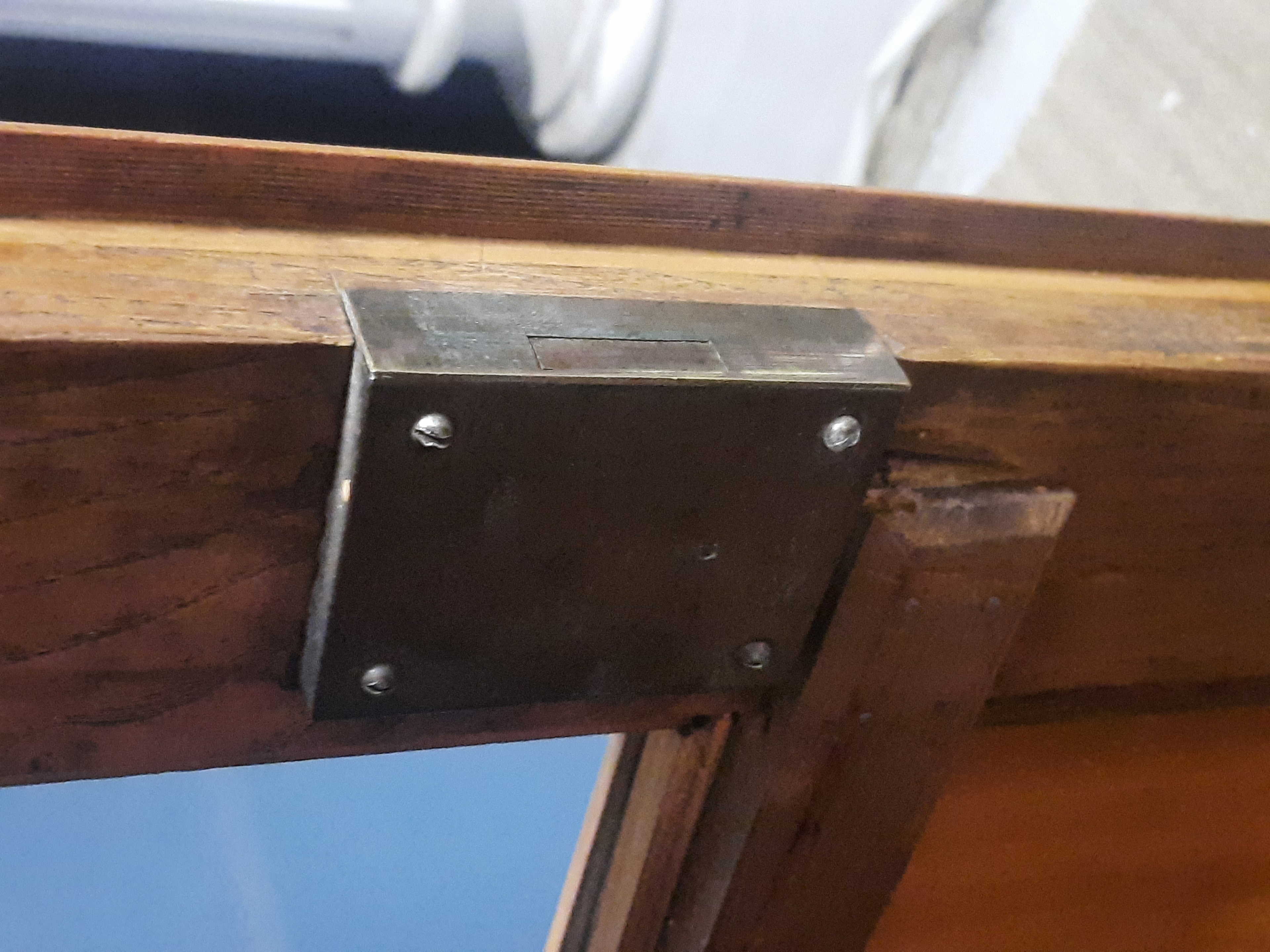 Louis Philippe style cherry wood bookcase