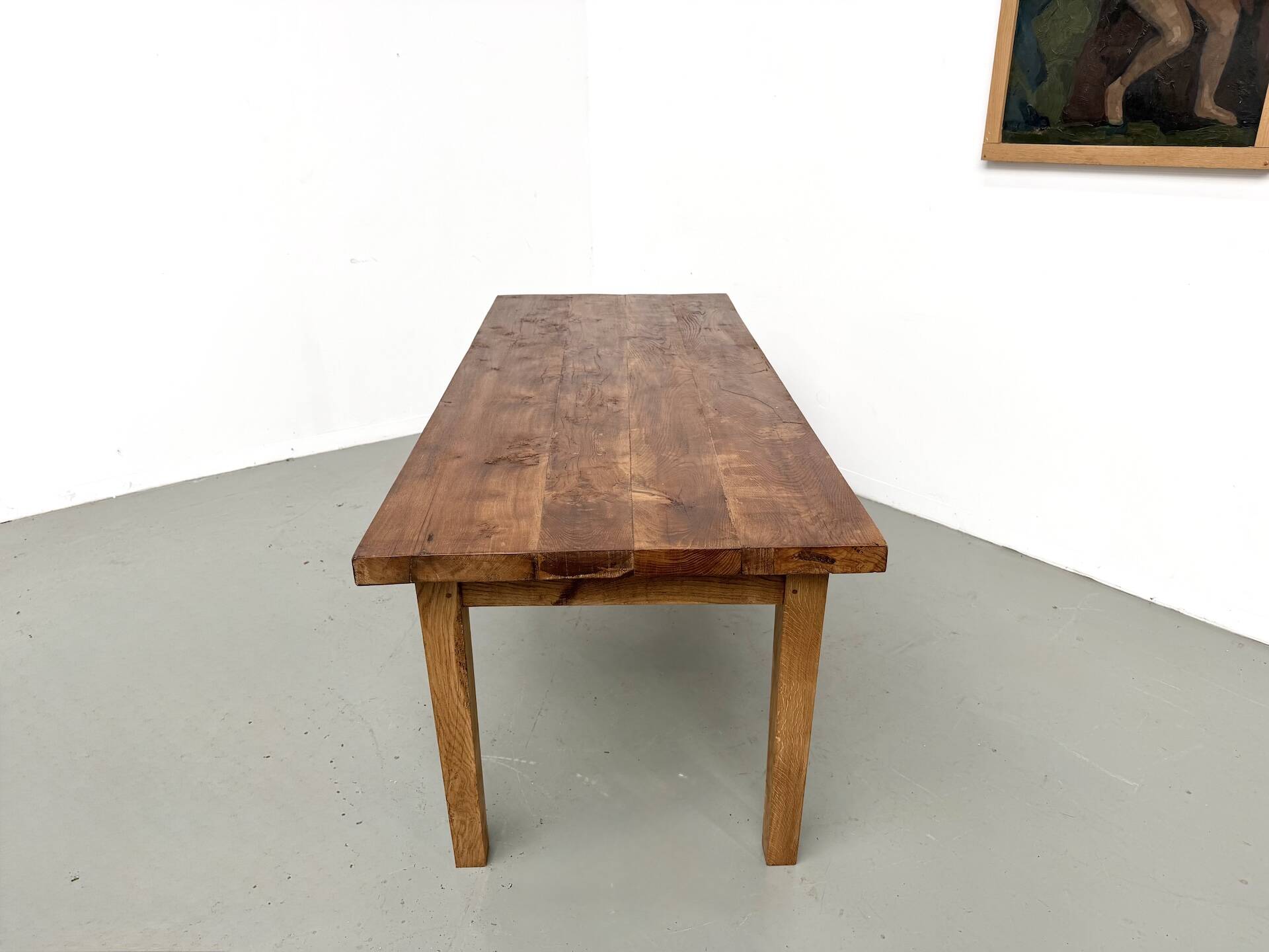 Table en chêne massif – années 50