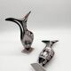 Pair of "zoomorphic" vases – ceramic, Italy, 1960s