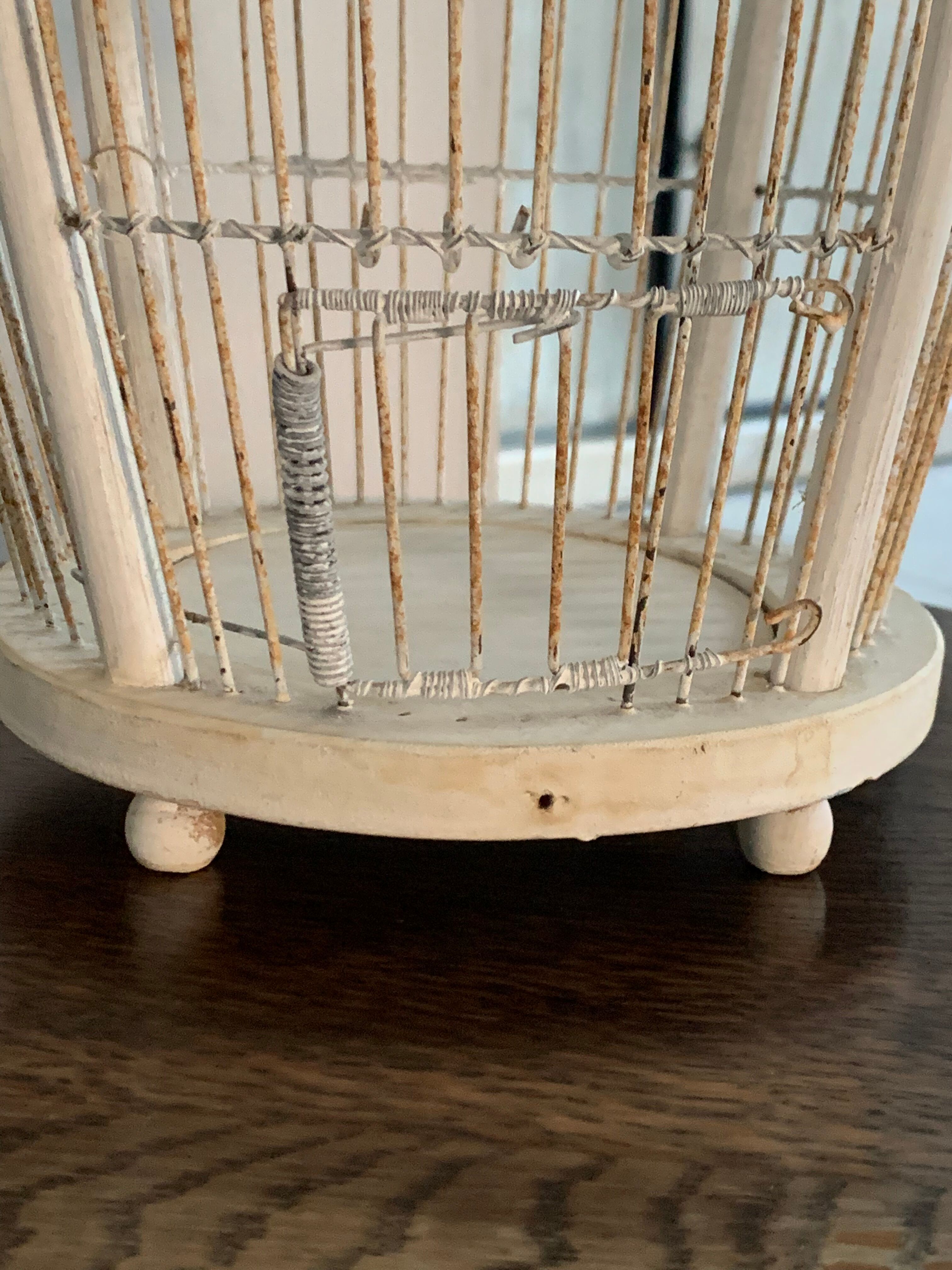 Wooden and metal cage