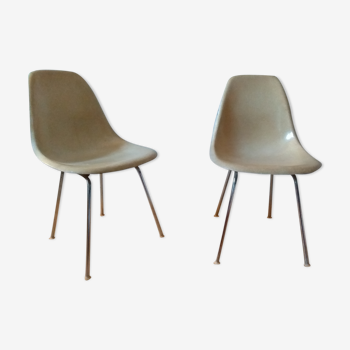 Paire de chaises DSX par Charles et Ray Eames pour Herman Miller 50/60
