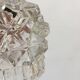 Vintage molded glass pendant lamp