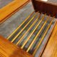 Vintage hidden bar coffee table by Alfred Hendrickx for Belfom, 1950s