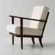 Set of ton boucle armchairs 60's