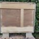 Small auxiliary sandblasted piece of furniture