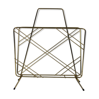 Gold metal magazine holder