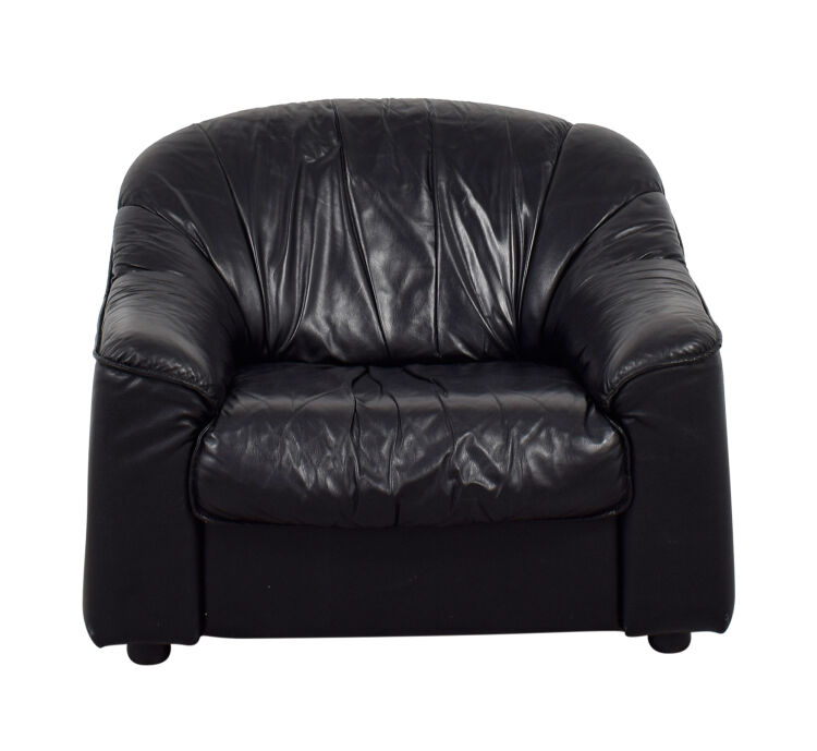 Black armchair 1950