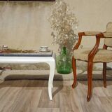 Pair of Louis XVI armchairs, upholstered in giraffe-pattern velvet