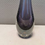 Purple/transperent Beak vase in mouth-blown glass of high quality. Danish design