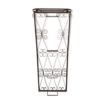 Coat rack old wrought iron black