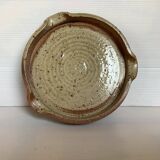 Empty speckled ceramic ashtray pocket