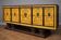 Important buffet / enfilade Art Deco period in polychrome engraved glass.