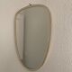 Vintage mirror 1960 free-form asymmetrical rearview mirror - 40 x 26 cm