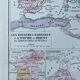 Historical map - Barbarian kingdoms and Merovingian Gaul - 27x37cm