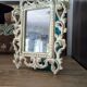 Roberta Wood Baroque Mirror Cimena Torino Italy 29x21 cm