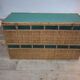 Trunk of 1950 rattan for transport of pigeons