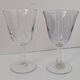 Verres à pieds colorés anciens