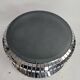 Coffee table chrome and glass with light inside Italy 70s