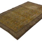 Vintage Turkish Anatolian Carpet 186x283 cm Floral Brown Blue