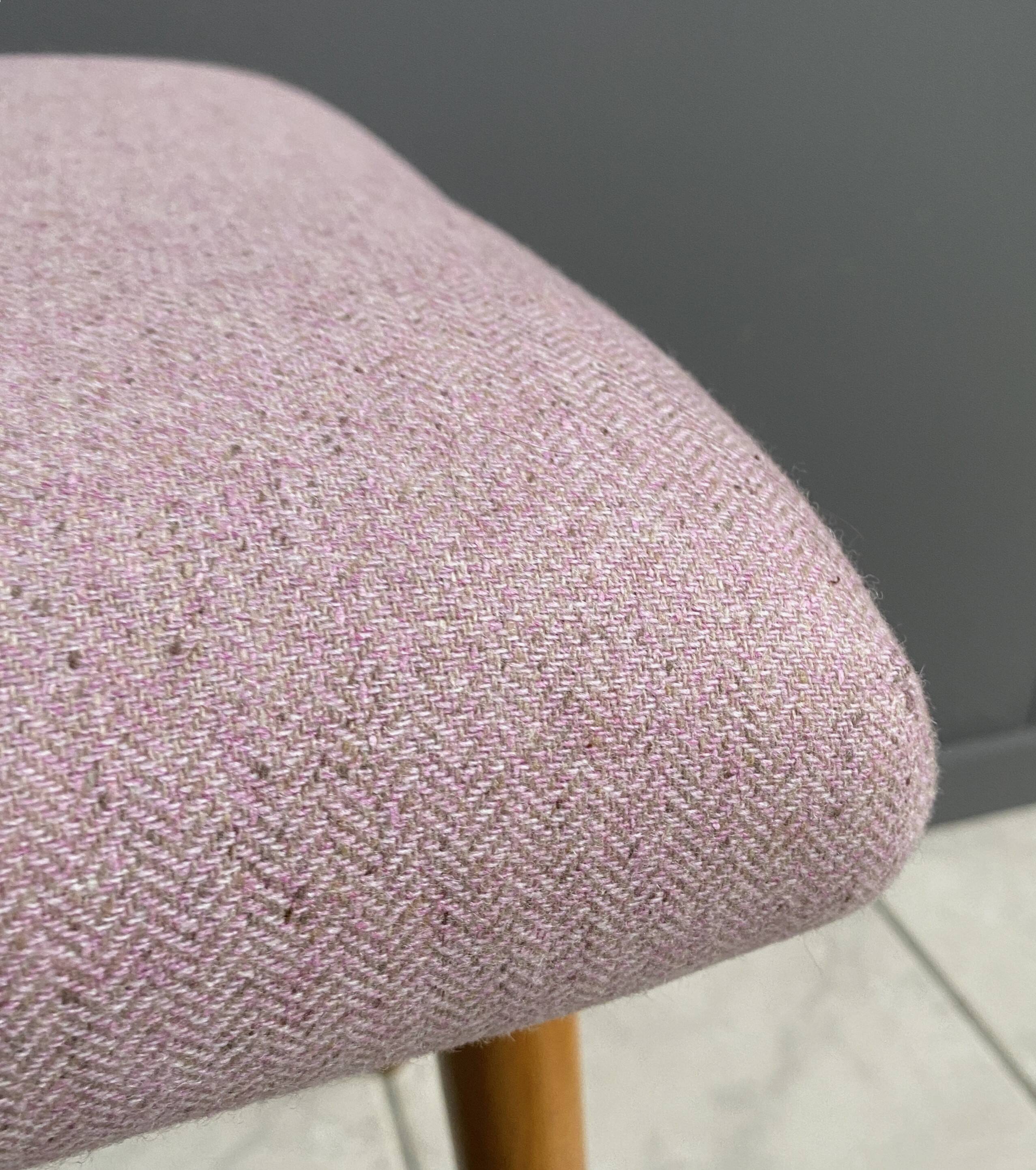 Pink small stool 1970s