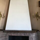 Louis XV-style wall light in solid bronze