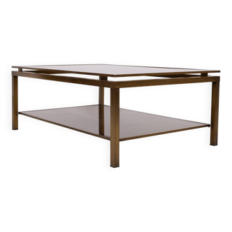 Table basse en verre fumé