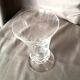 Small crystal vase of Daum contemporary shape small flowers or soliflore
