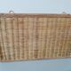 Small vintage rattan cabinet