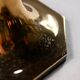Suite of 11 octagonal brass sconces by Motoko Ishii