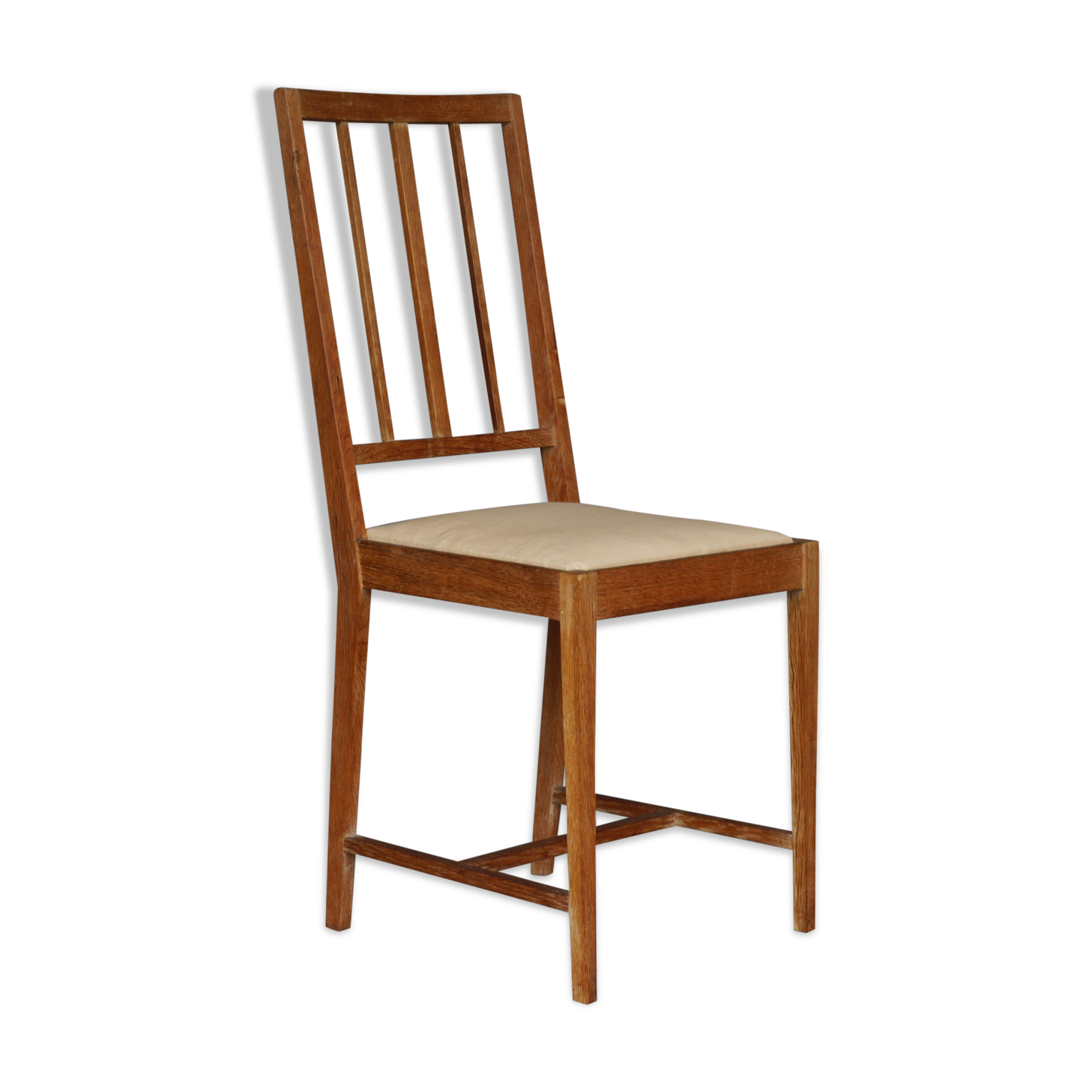 English arts & crafts oak side chair. 1930s