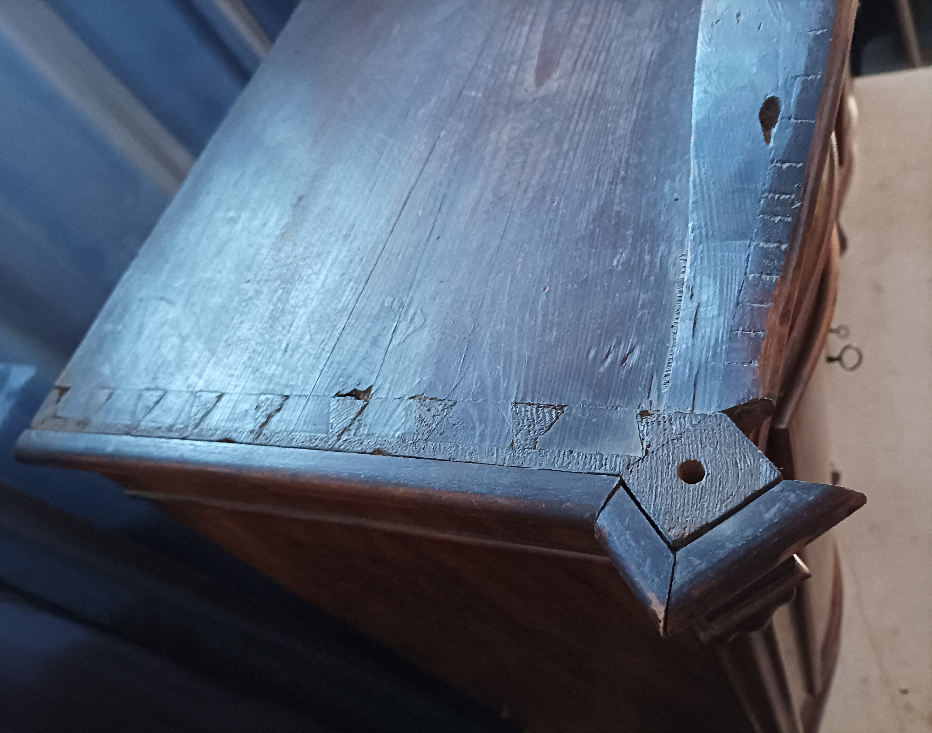 English mahogany shelf sideboard 19th
