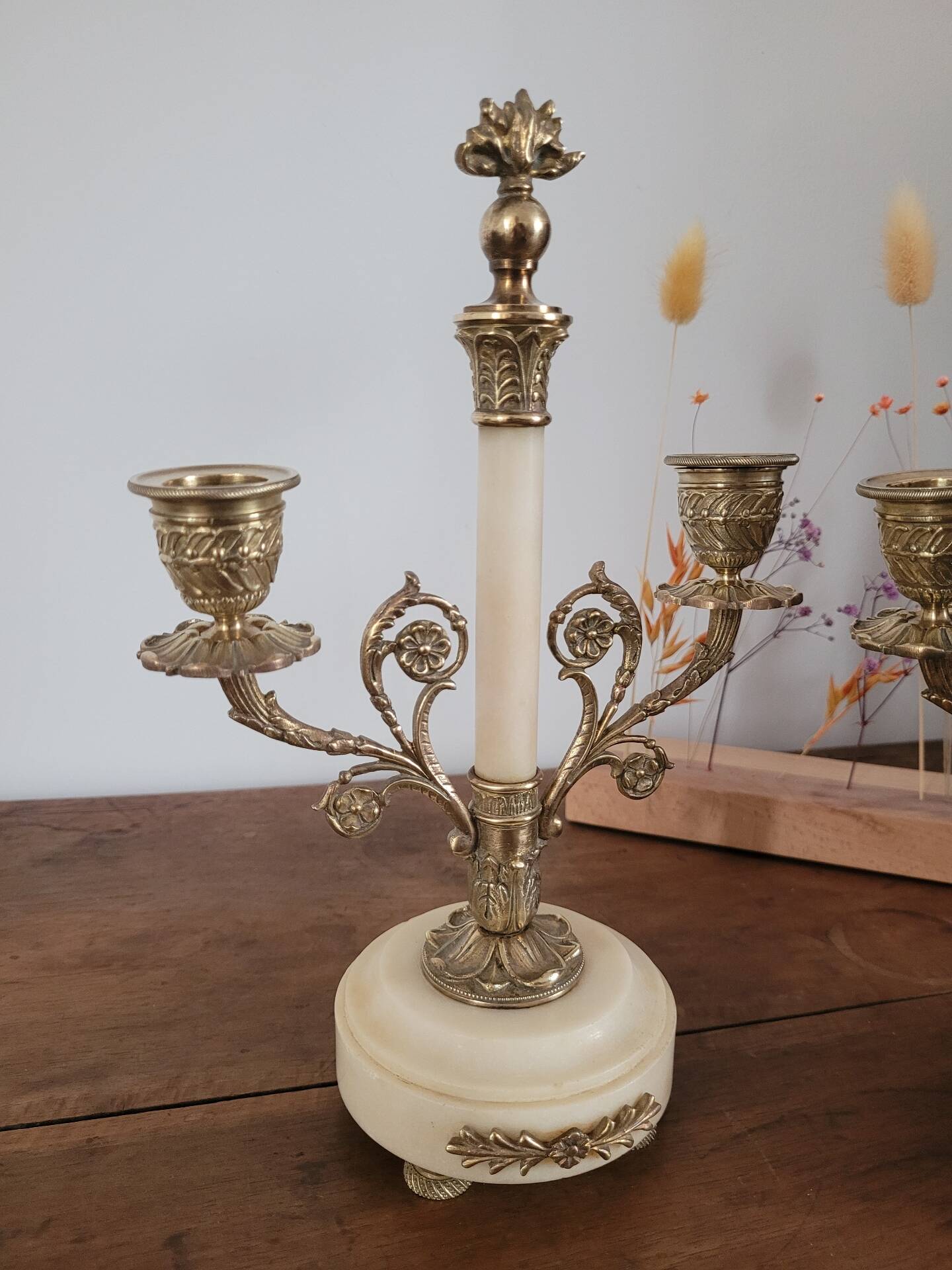 Pair of candelabra / chandeliers Louis XVI