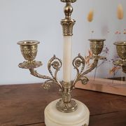 Paire de candélabres / chandeliers Louis XVI