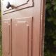 Old exterior entrance door solid H225xW86cm solid wood