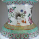 Pair of chinese porcelain vases pink family