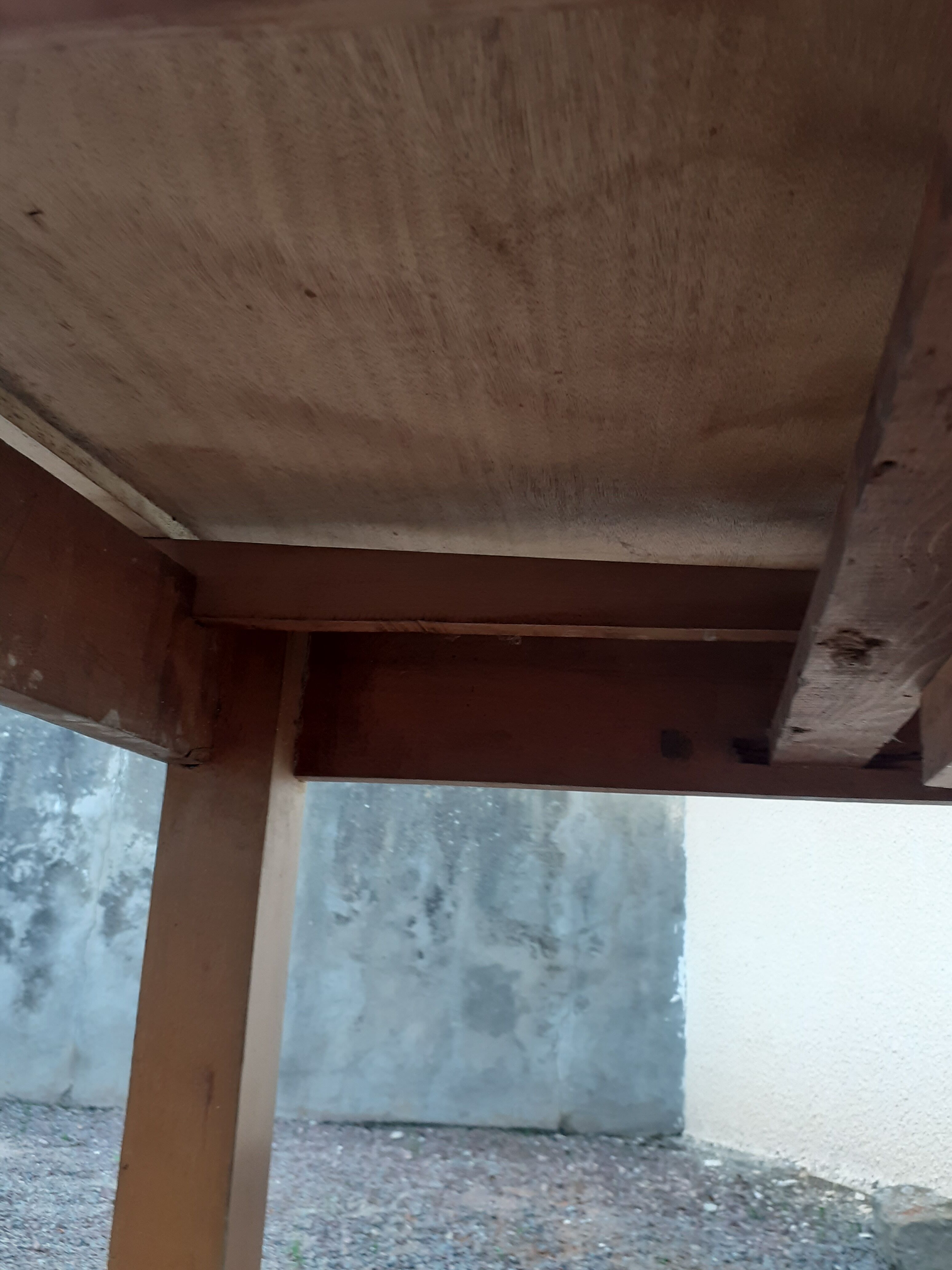 Vintage wooden formica kitchen table