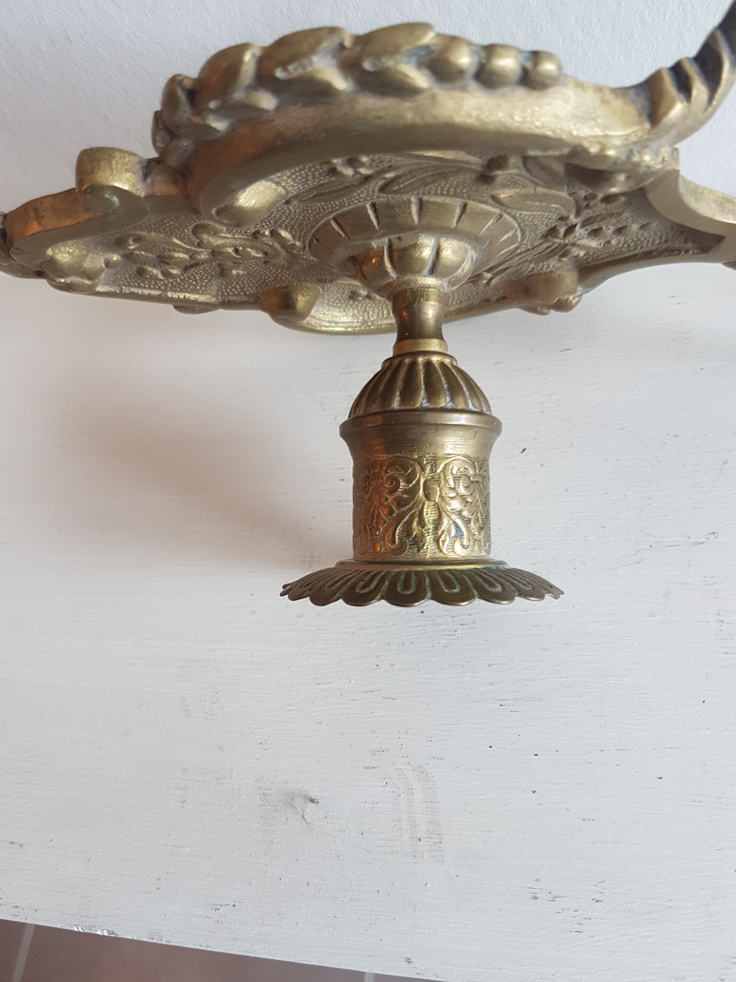 Brass candlestick