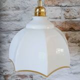 Vintage lampshade pendant light