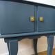 Blue bedside